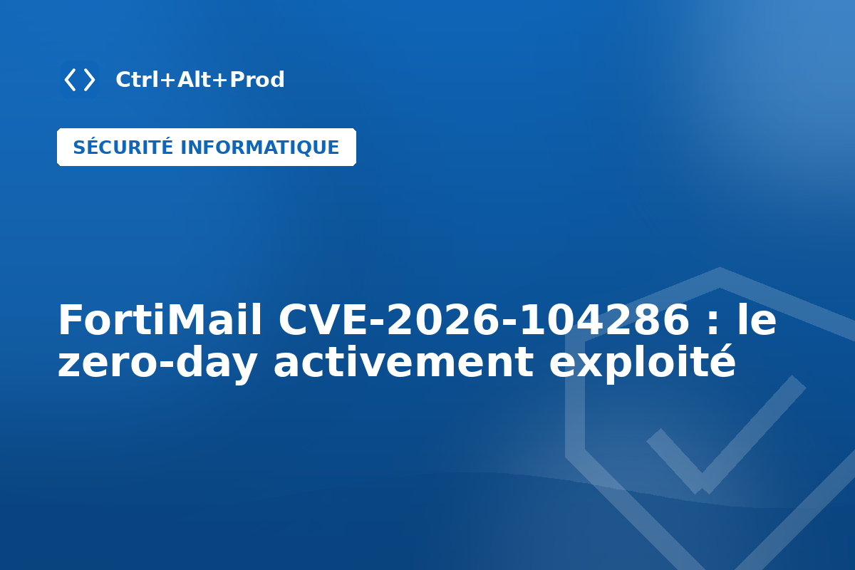 FortiMail CVE-2026-104286 : le zero-day activement exploité
